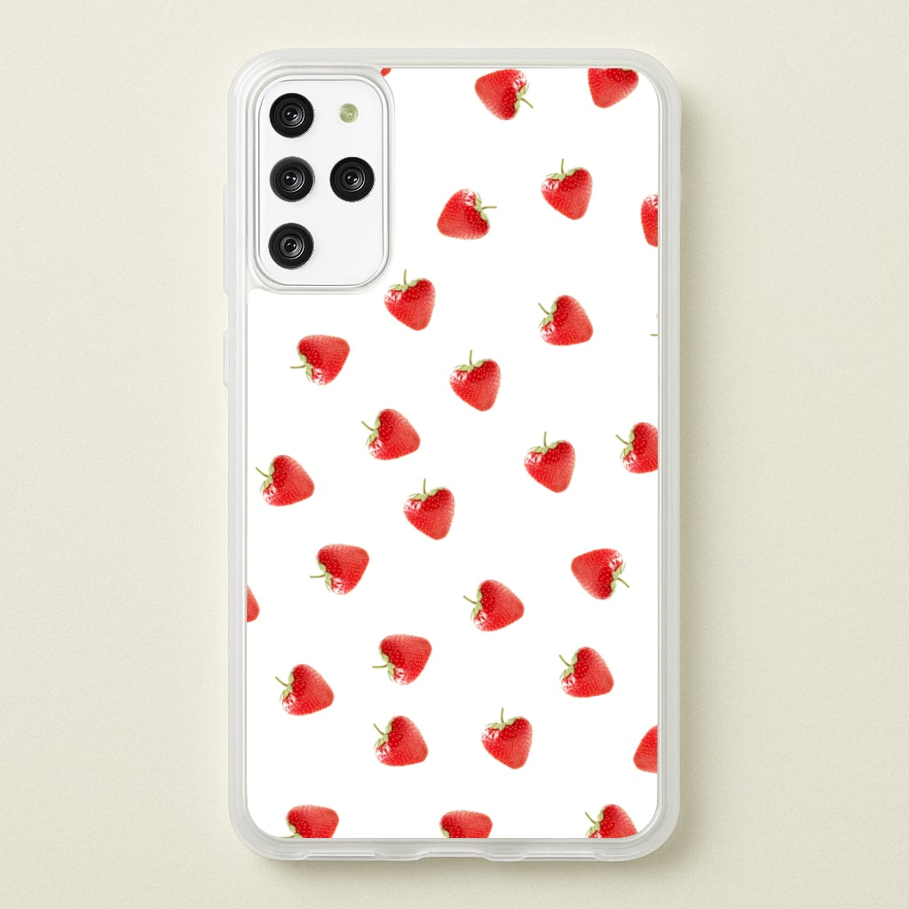 Strawberry Pattern - Phone Case for Galaxy S20 Plus