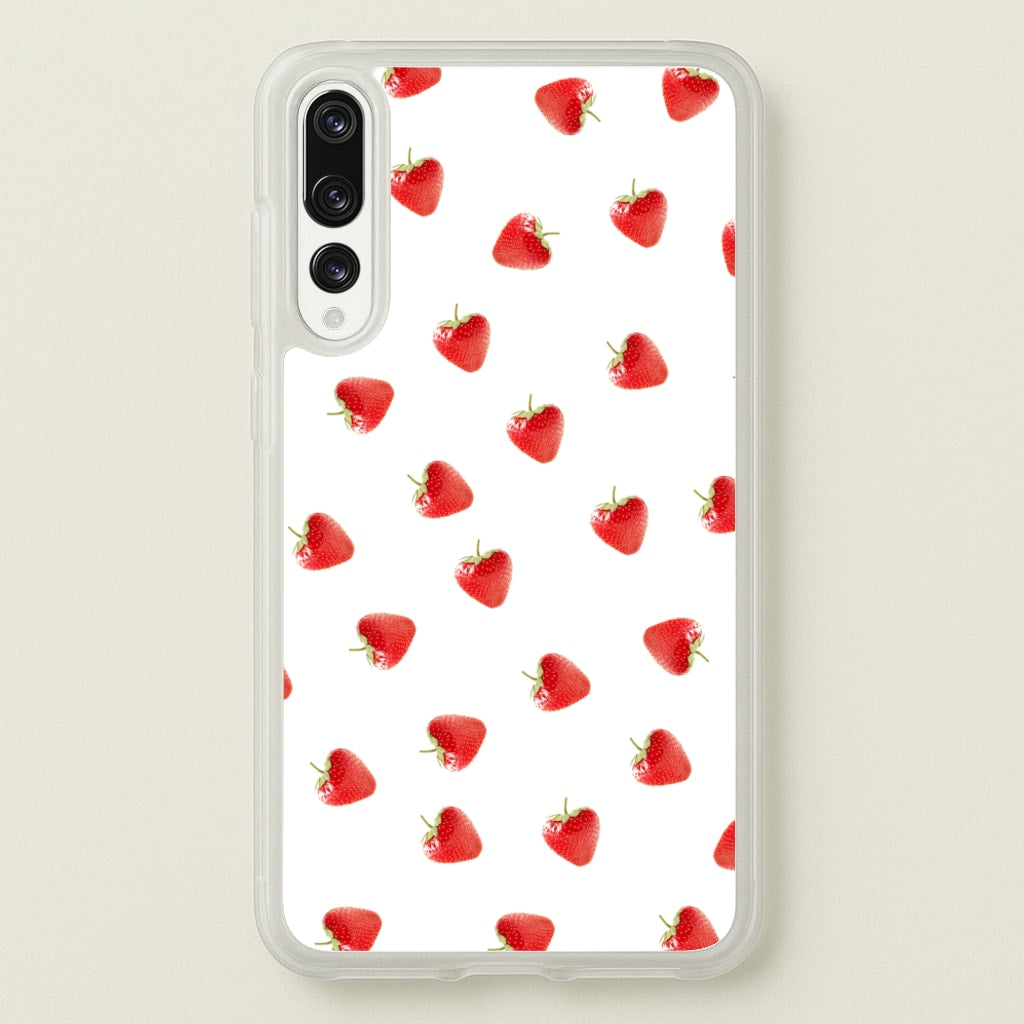 Strawberry Pattern - Phone Case for Huawei P20 Pro