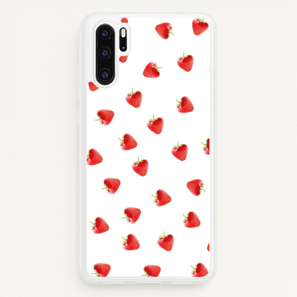 Strawberry Pattern - Phone Case for Huawei P30 Pro