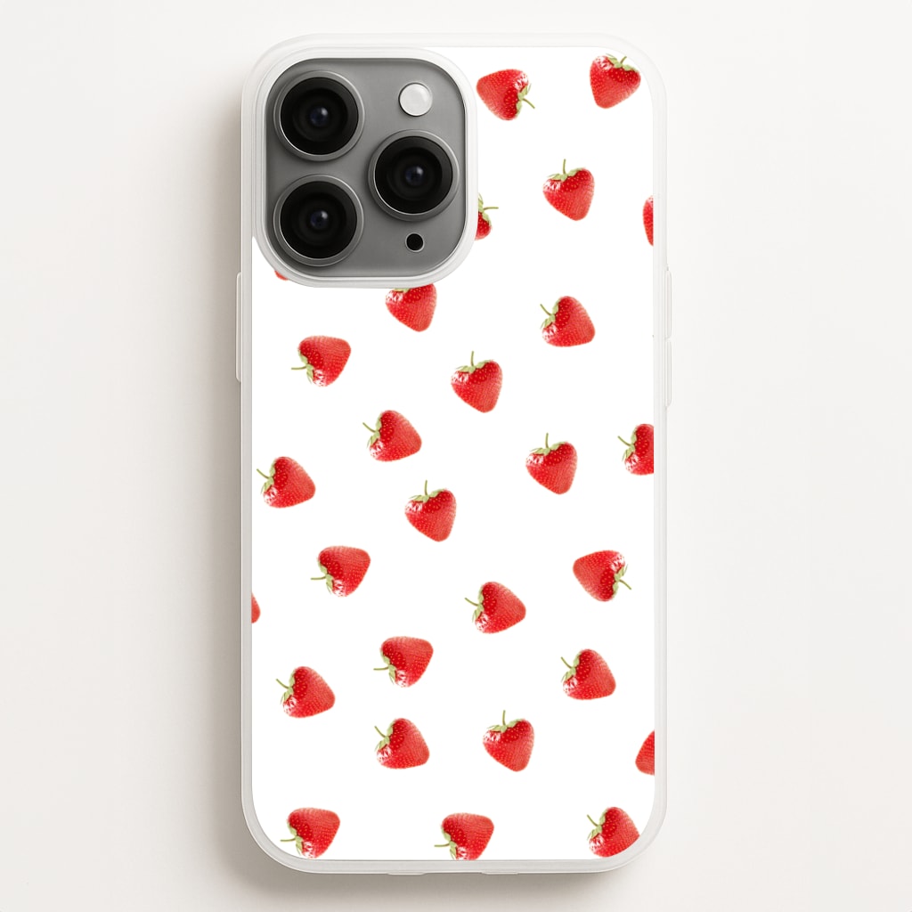 Strawberry Pattern - Phone Case for iPhone 12 Pro Max