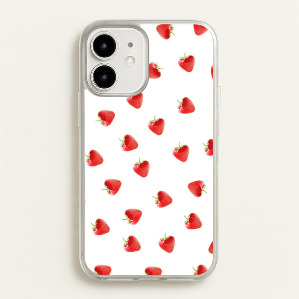 Strawberry Pattern - Phone Case for iPhone 12 / 12 Pro