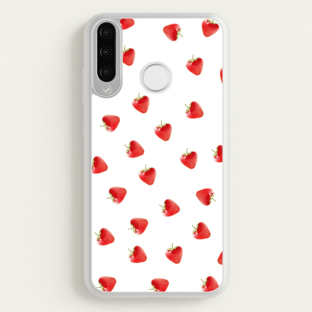 Strawberry Pattern - Phone Case for Huawei P30 Lite