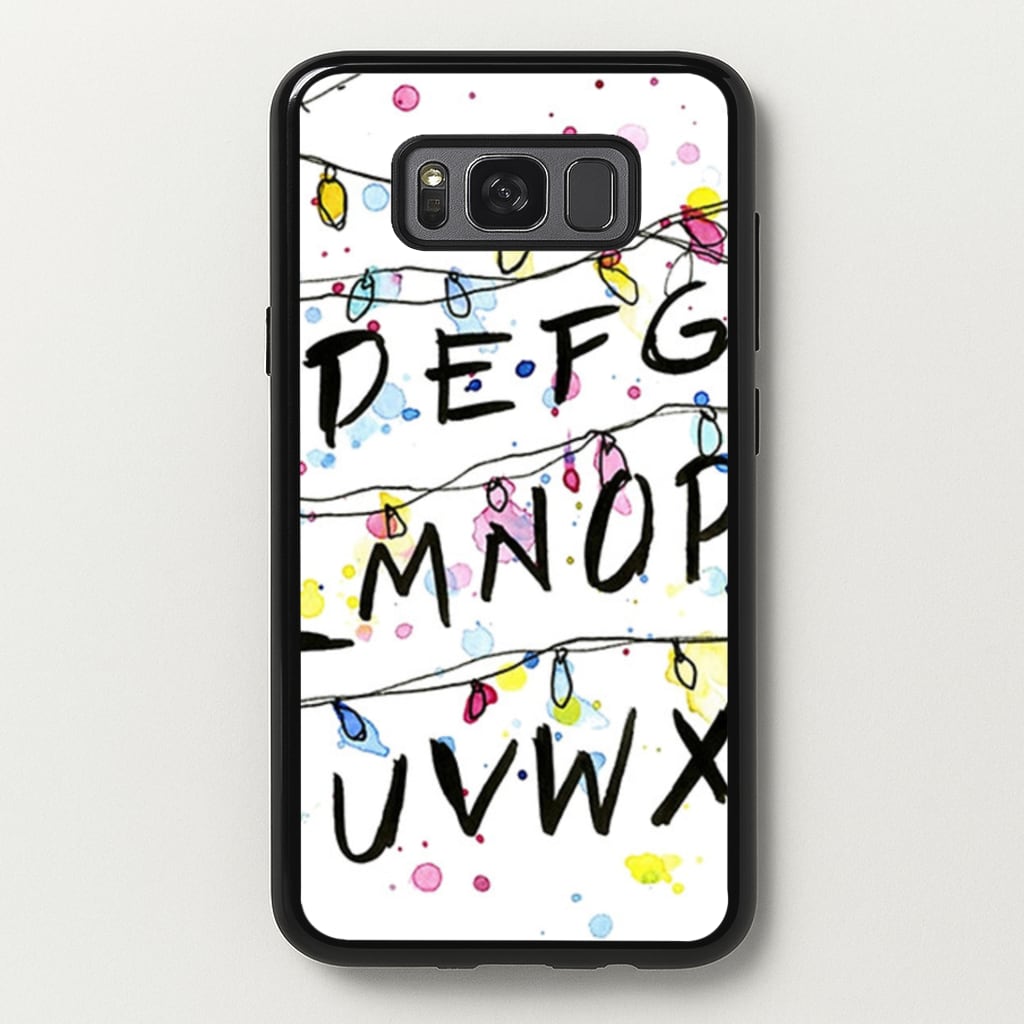 Stranger Wall Lights - Stranger Things Phone Case for Galaxy S8 Plus