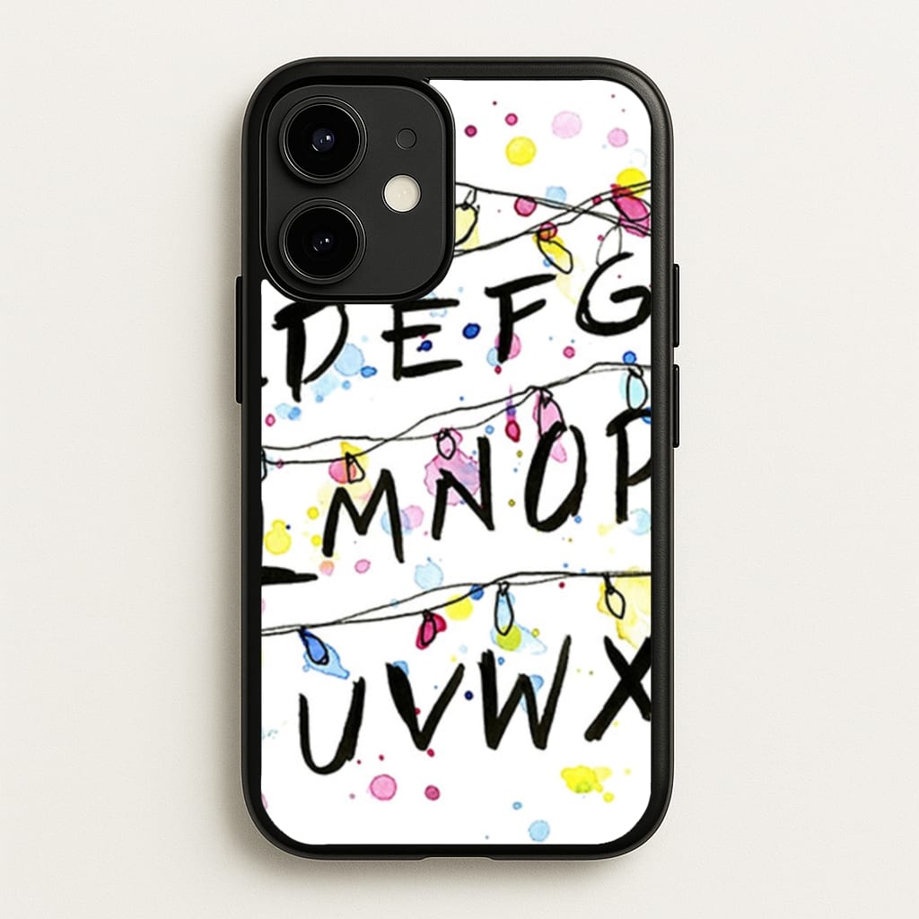 Stranger Wall Lights - Stranger Things Phone Case for iPhone 12 / 12 Pro