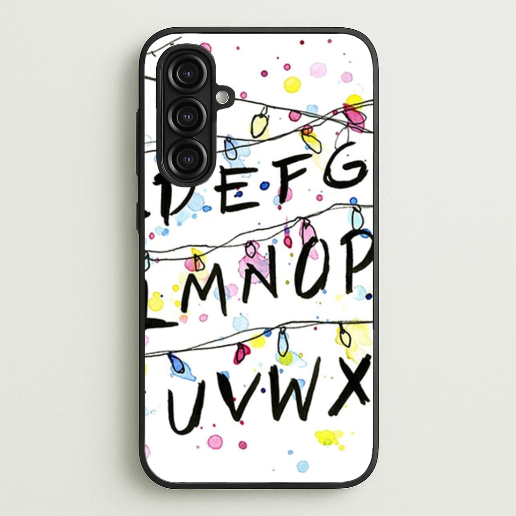 Stranger Wall Lights - Stranger Things Phone Case for Galaxy A16