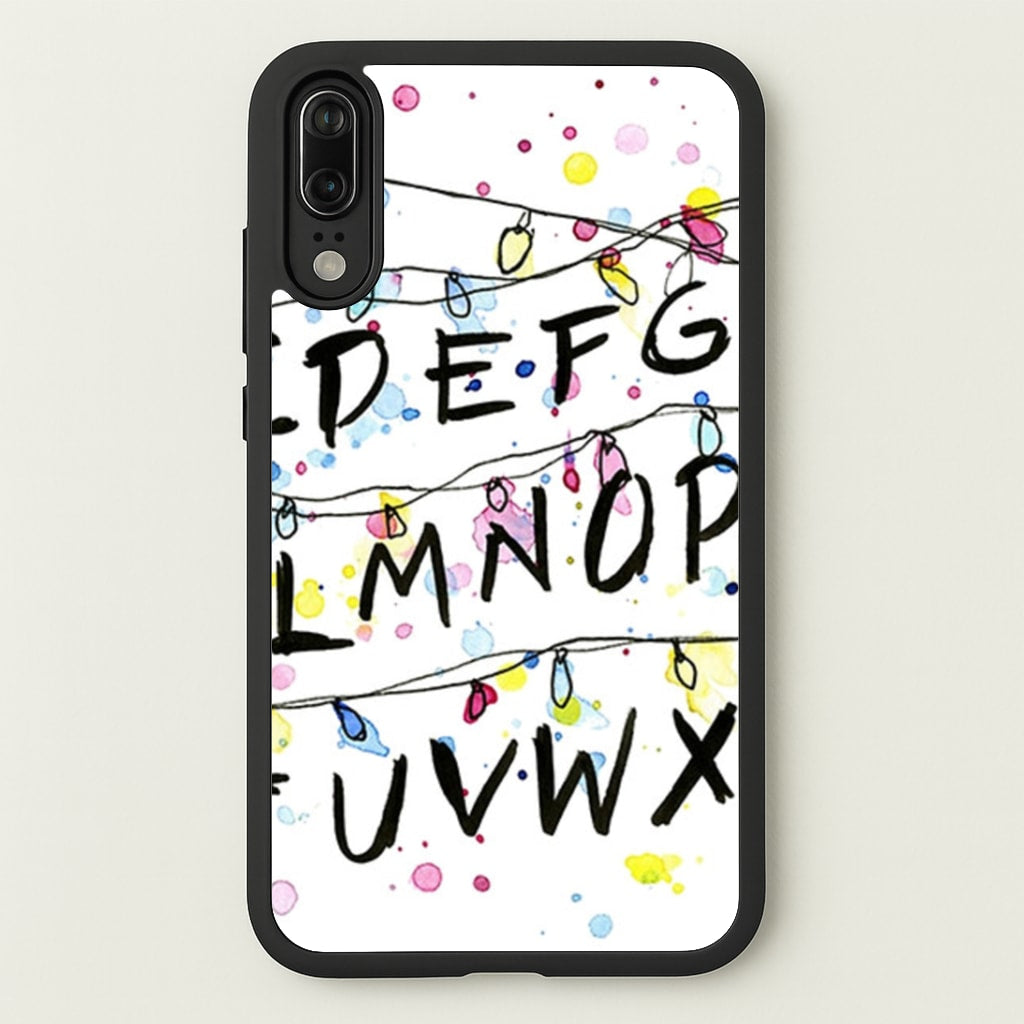 Stranger Wall Lights - Stranger Things Phone Case for Huawei P20