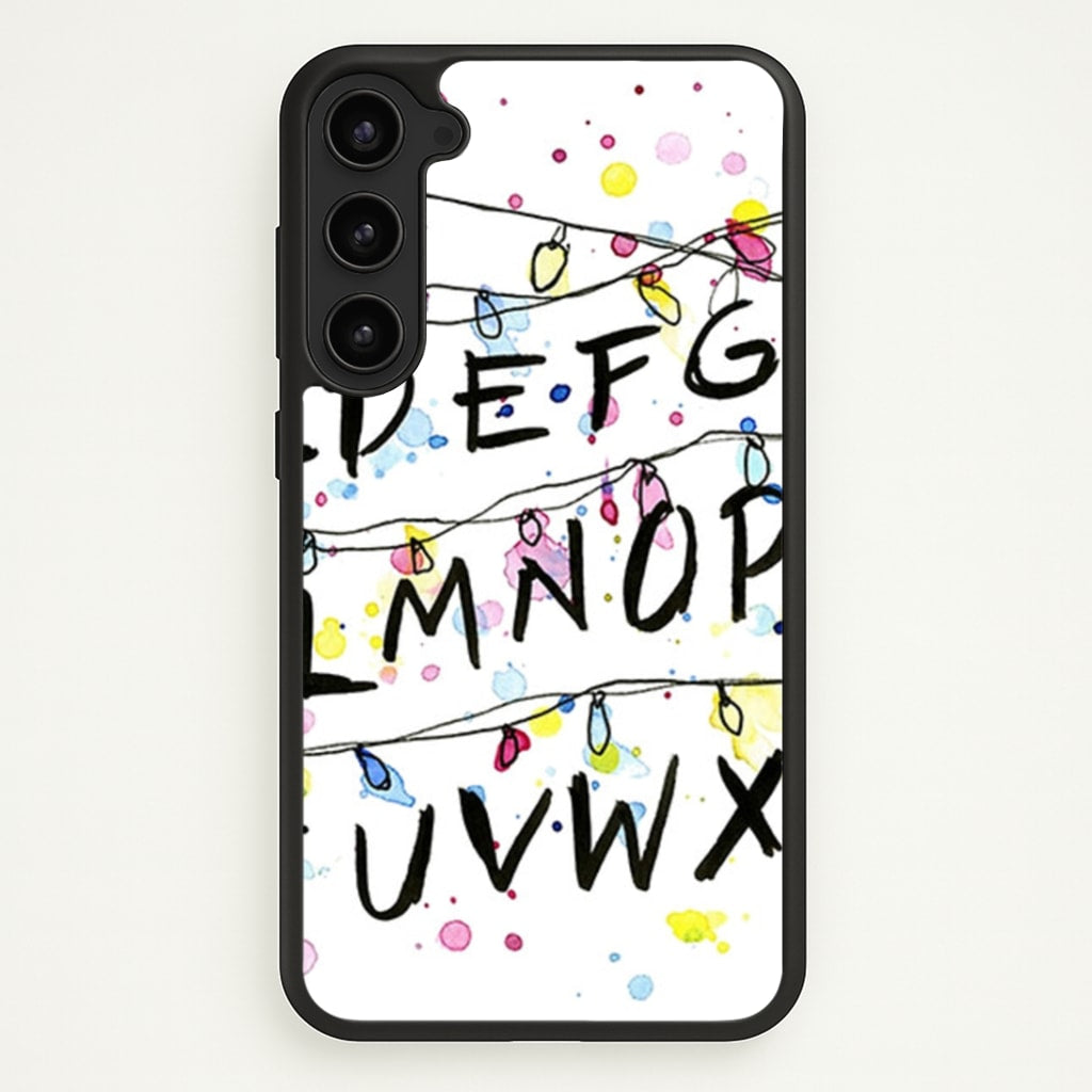 Stranger Wall Lights - Stranger Things Phone Case for Galaxy S23