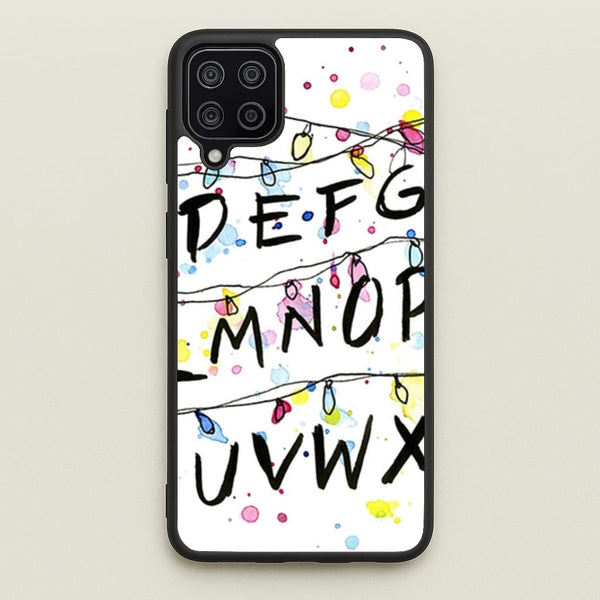 Stranger Wall Lights - Stranger Things Phone Case for Galaxy A12