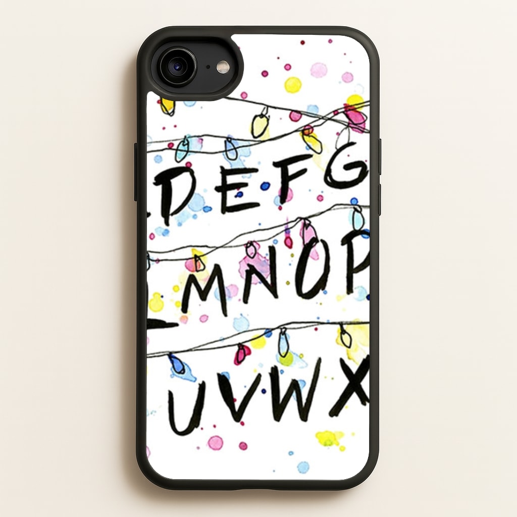 Stranger Wall Lights - Stranger Things Phone Case for iPhone 6 / 7 / 8 / SE