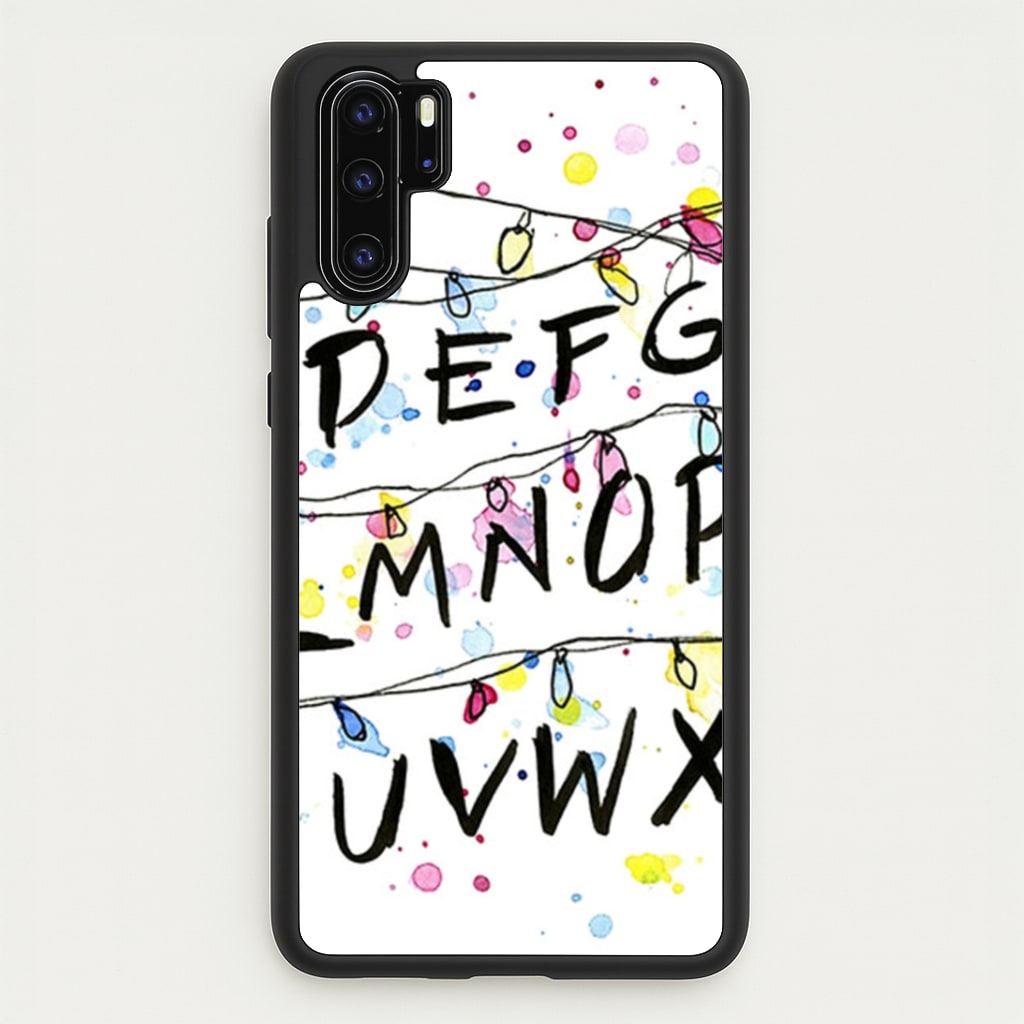 Stranger Wall Lights - Stranger Things Phone Case for Huawei P30 Pro