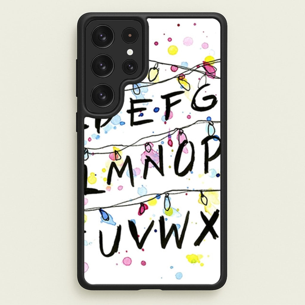 Stranger Wall Lights - Stranger Things Phone Case for Galaxy S23 Ultra