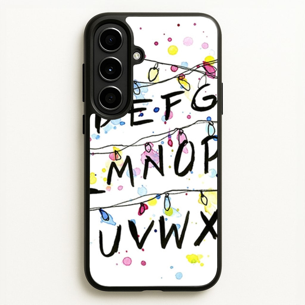 Stranger Wall Lights - Stranger Things Phone Case for Galaxy A56