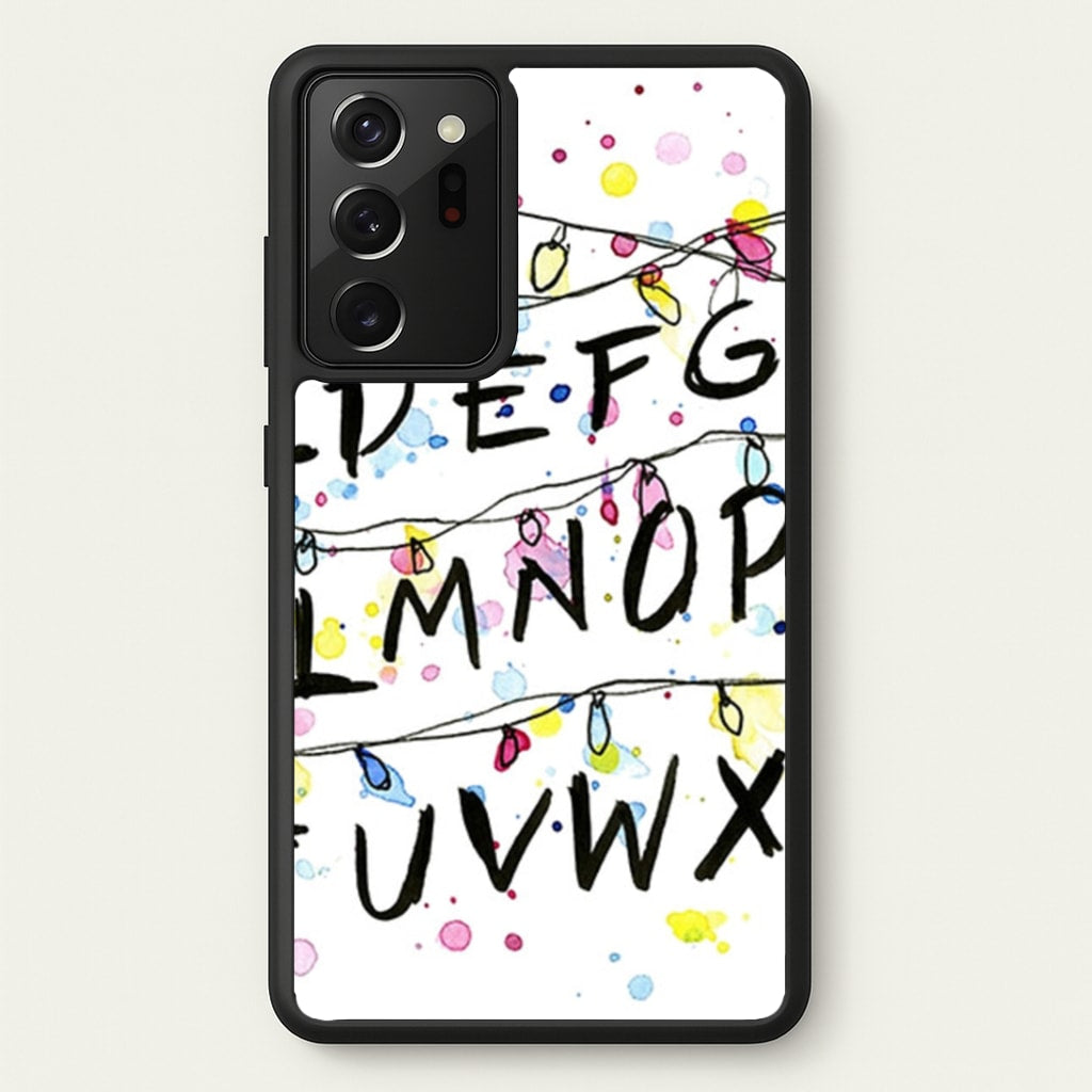 Stranger Wall Lights - Stranger Things Phone Case for Galaxy Note 20 Ultra