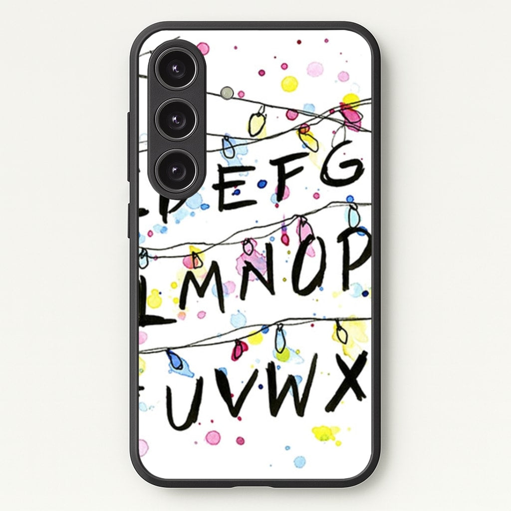 Stranger Wall Lights - Stranger Things Phone Case for Galaxy S24FE