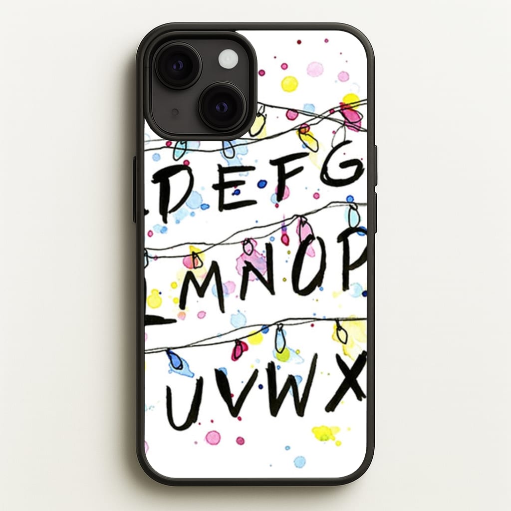 Stranger Wall Lights - Stranger Things Phone Case for iPhone 13