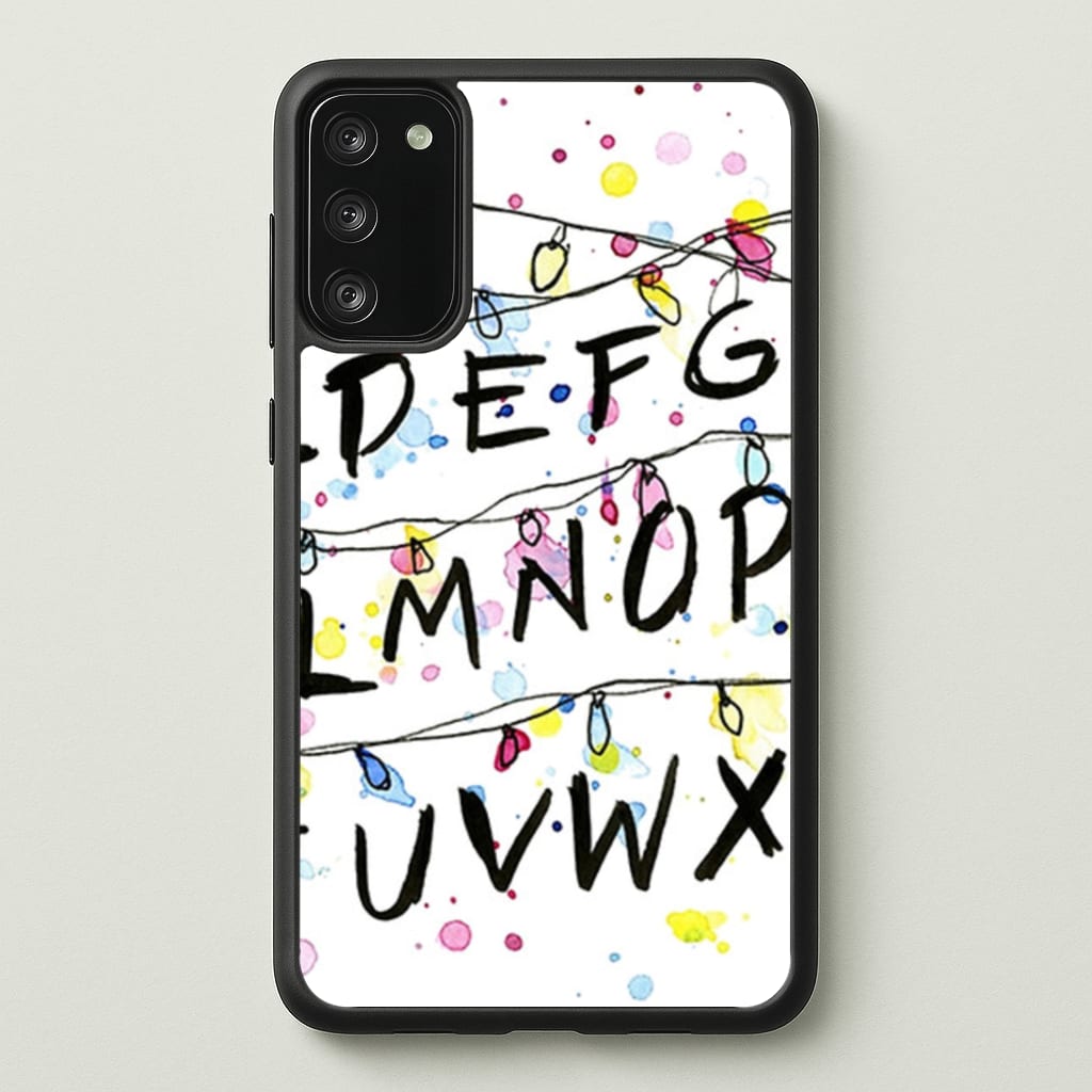 Stranger Wall Lights - Stranger Things Phone Case for Galaxy S20