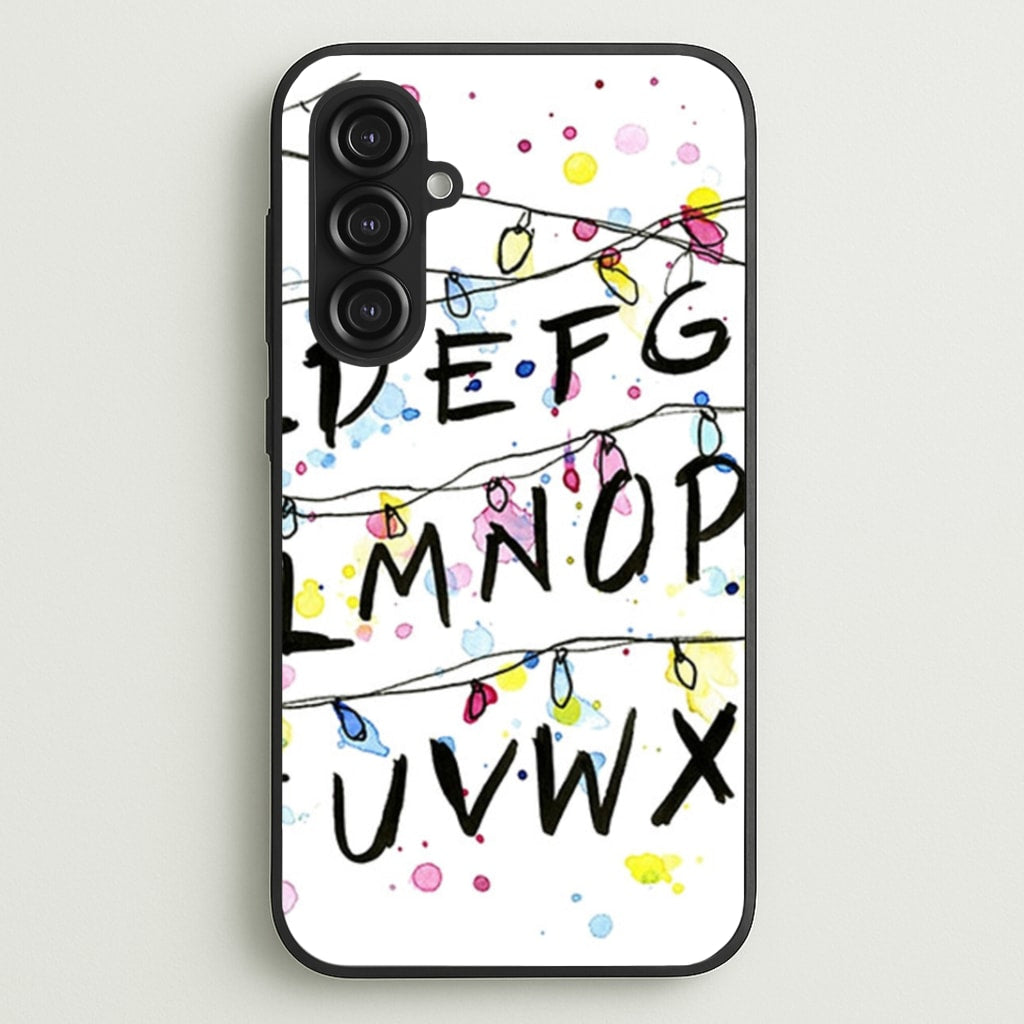 Stranger Wall Lights - Stranger Things Phone Case for Galaxy S23FE