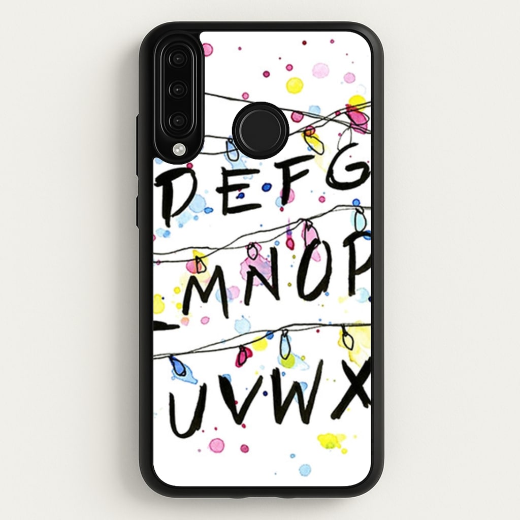 Stranger Wall Lights - Stranger Things Phone Case for Huawei P30 Lite