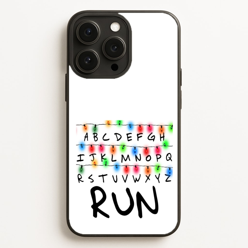 Run - Stranger Things Phone Case for iPhone 16 Pro Max
