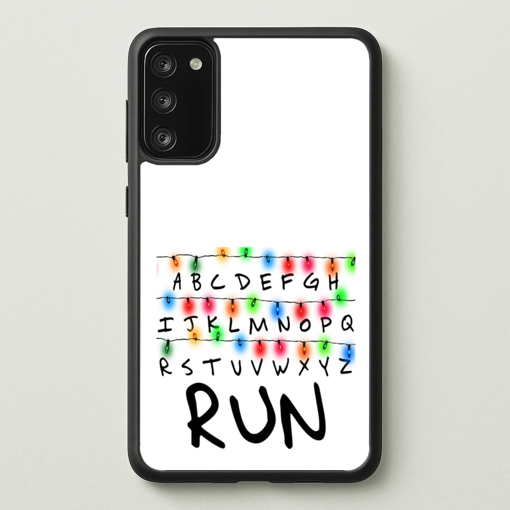 Run - Stranger Things Phone Case for Galaxy S20FE