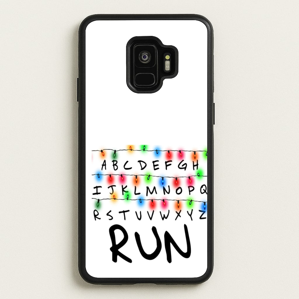 Run - Stranger Things Phone Case for Galaxy S9