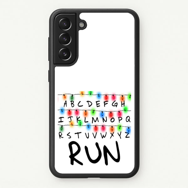 Run - Stranger Things Phone Case for Galaxy S22