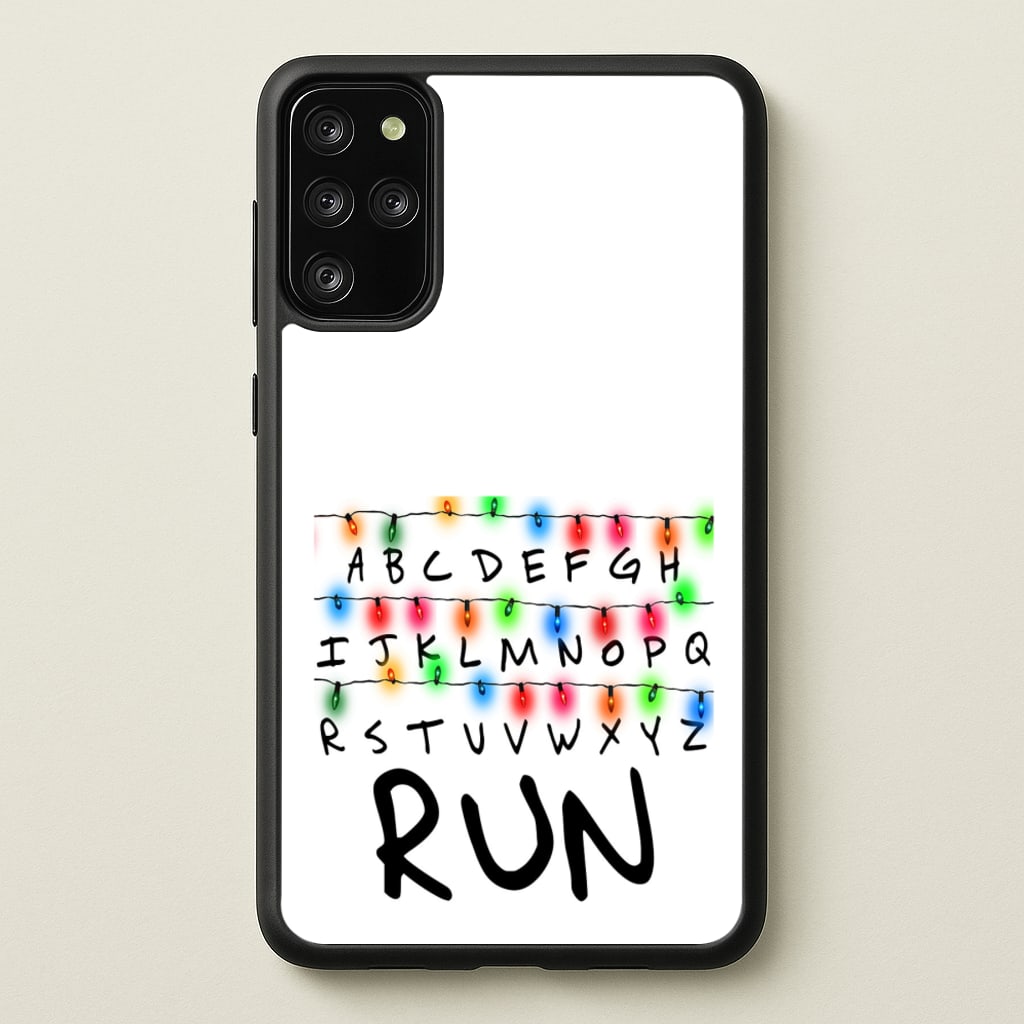 Run - Stranger Things Phone Case for Galaxy S20 Plus