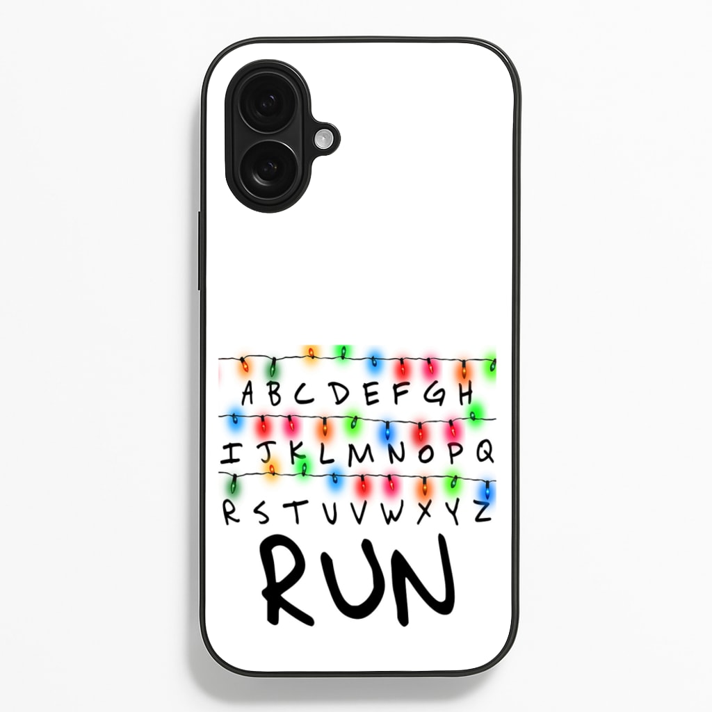 Run - Stranger Things Phone Case for iPhone 16 Plus