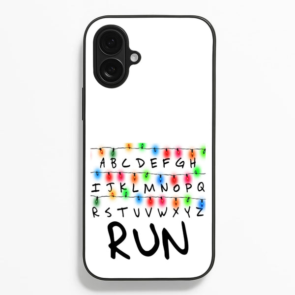 Run - Stranger Things Phone Case for iPhone 16 Plus