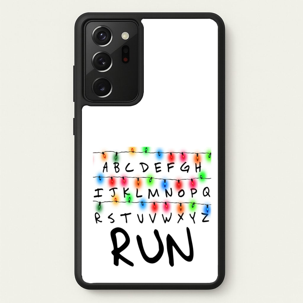 Run - Stranger Things Phone Case for Galaxy Note 20 Ultra