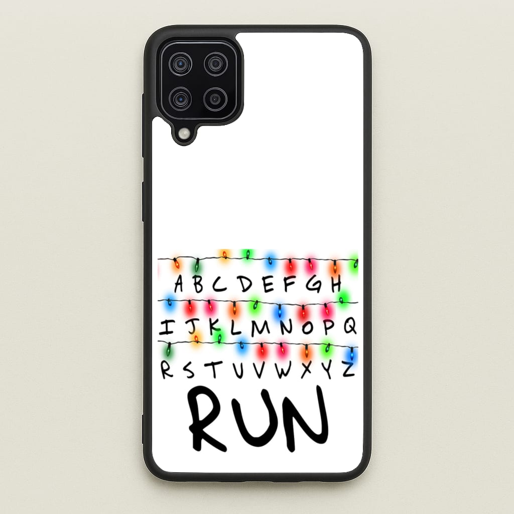 Run - Stranger Things Phone Case for Galaxy A12