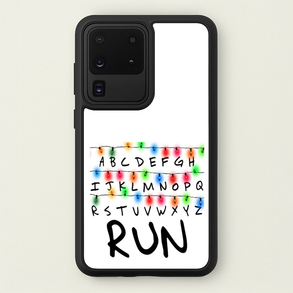 Run - Stranger Things Phone Case for Galaxy S20 Ultra