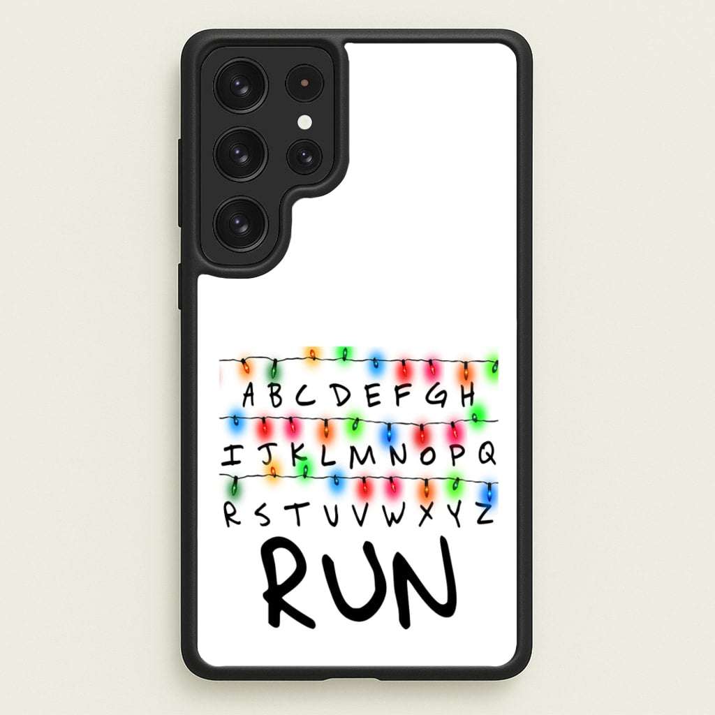 Run - Stranger Things Phone Case for Galaxy S22 Ultra