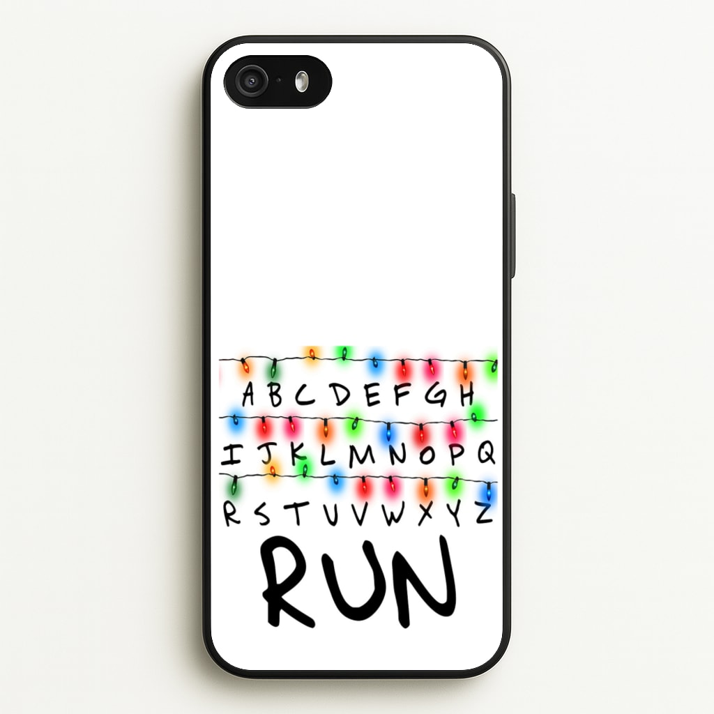 Run - Stranger Things Phone Case for iPhone 5 / 5s / SE 2016