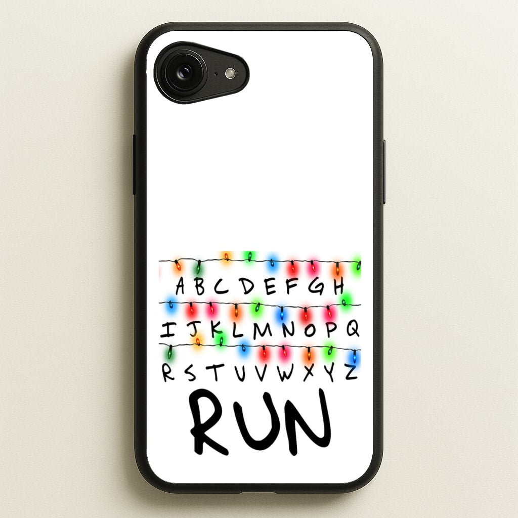 Run - Stranger Things Phone Case for iPhone 16e