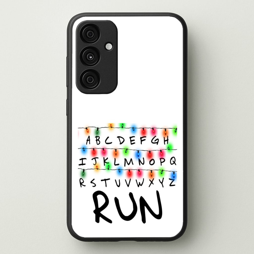Run - Stranger Things Phone Case for Galaxy A55