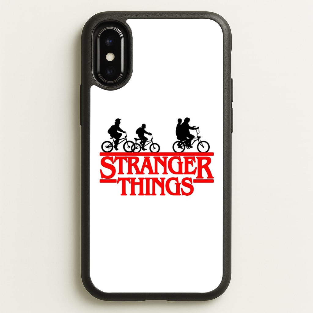 Stranger Cycling Logo - Stranger Things Phone Case for iPhone X / XS