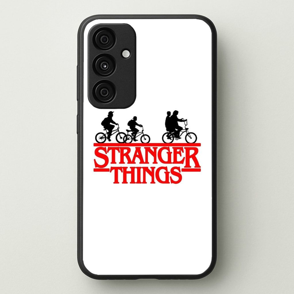 Stranger Cycling Logo - Stranger Things Phone Case for Galaxy A55
