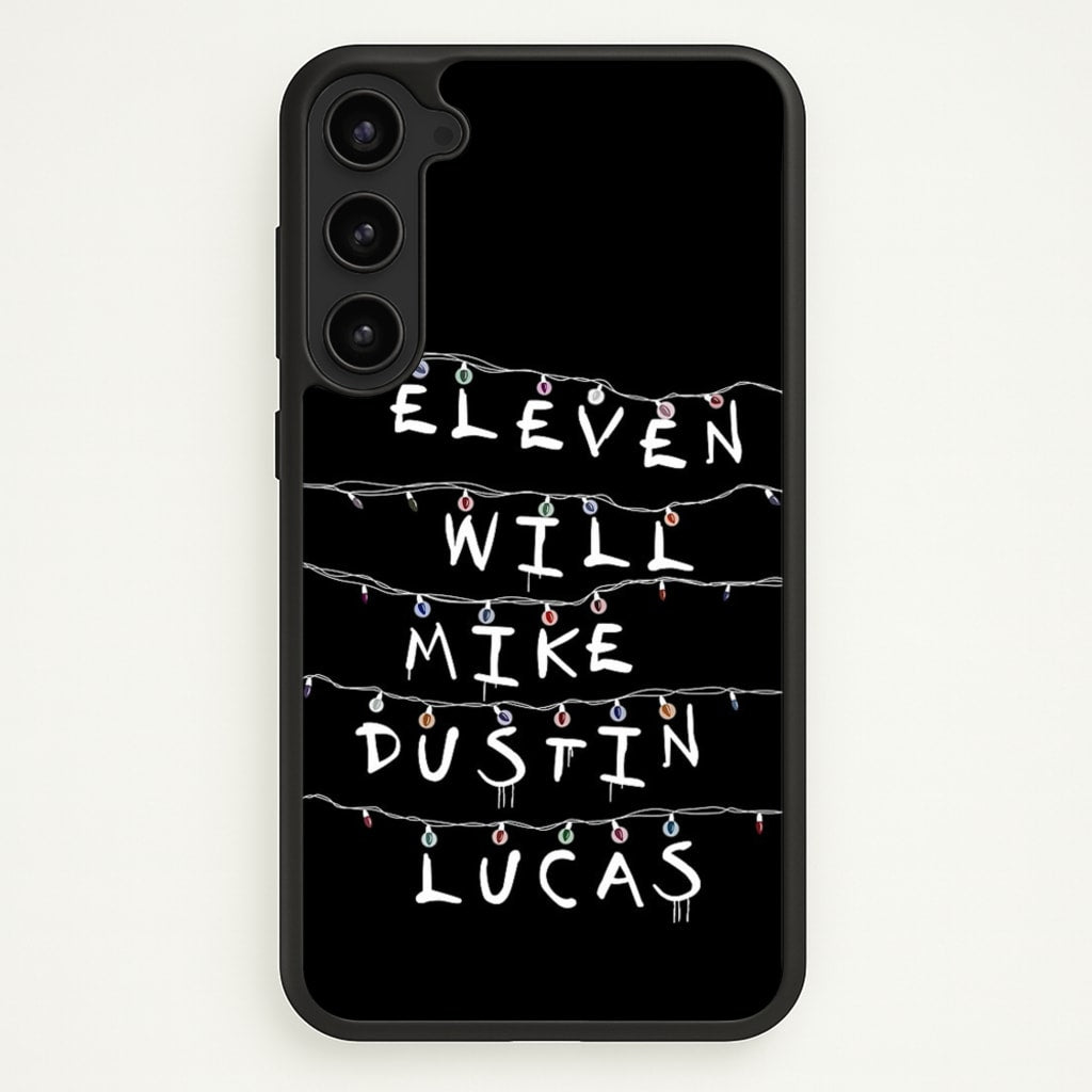 Eleven, Will, Mike, Dustin & Lucas - Stranger Things Phone Case for Galaxy S23