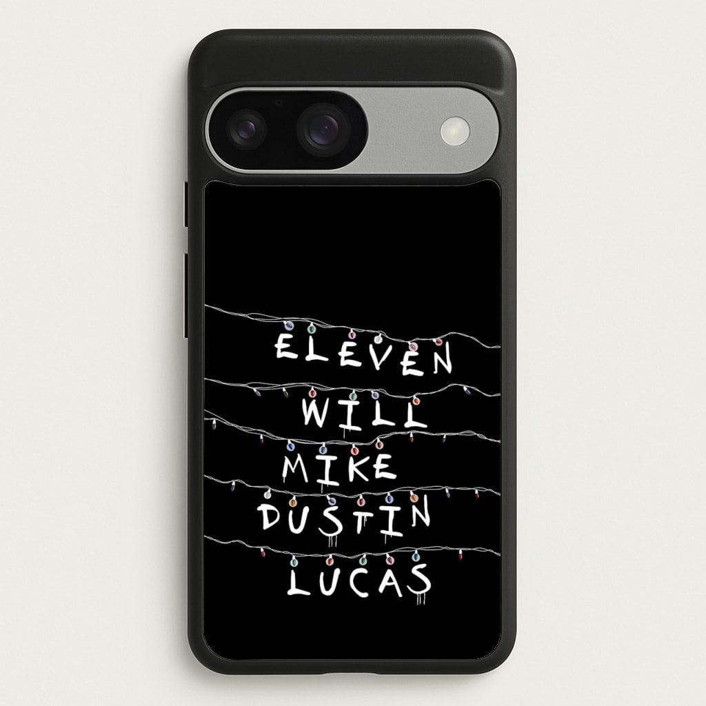 Eleven, Will, Mike, Dustin & Lucas - Stranger Things Phone Case for Google Pixel 9 / 9 Pro