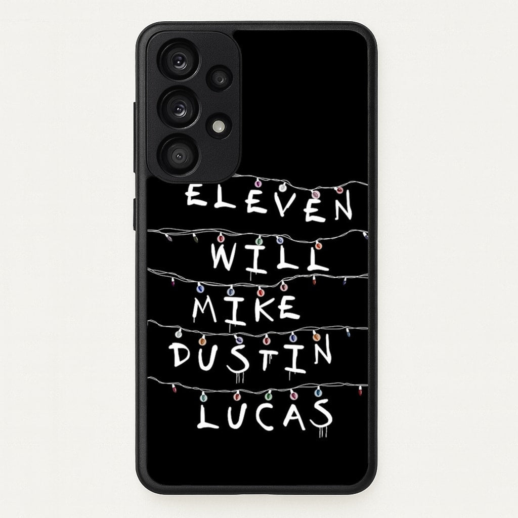 Eleven, Will, Mike, Dustin & Lucas - Stranger Things Phone Case for Galaxy A33