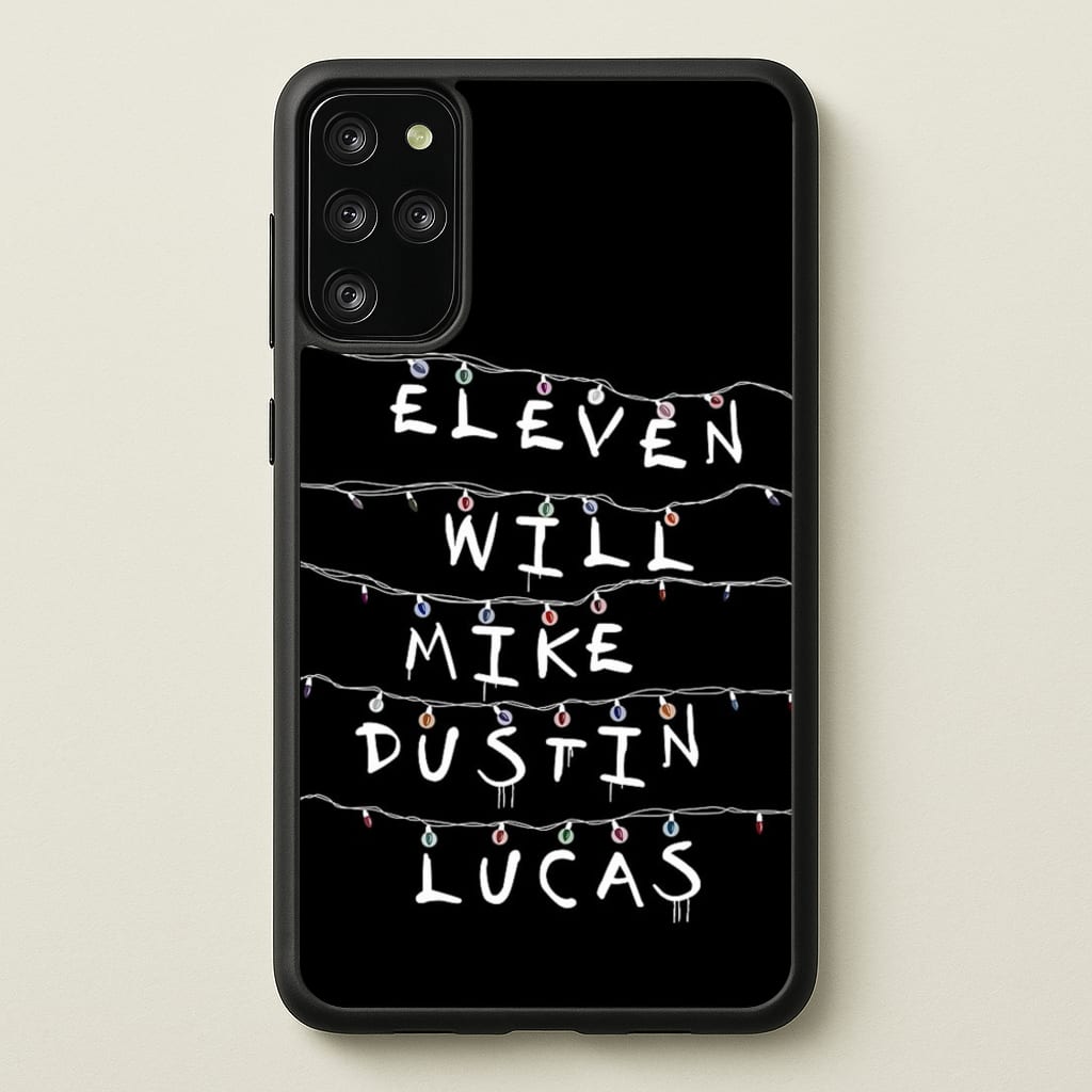 Eleven, Will, Mike, Dustin & Lucas - Stranger Things Phone Case for Galaxy S20 Plus
