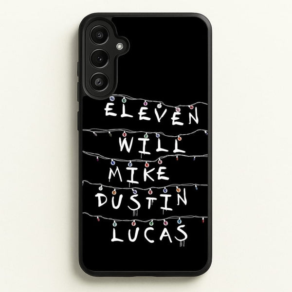 Eleven, Will, Mike, Dustin & Lucas - Stranger Things Phone Case for Galaxy A36