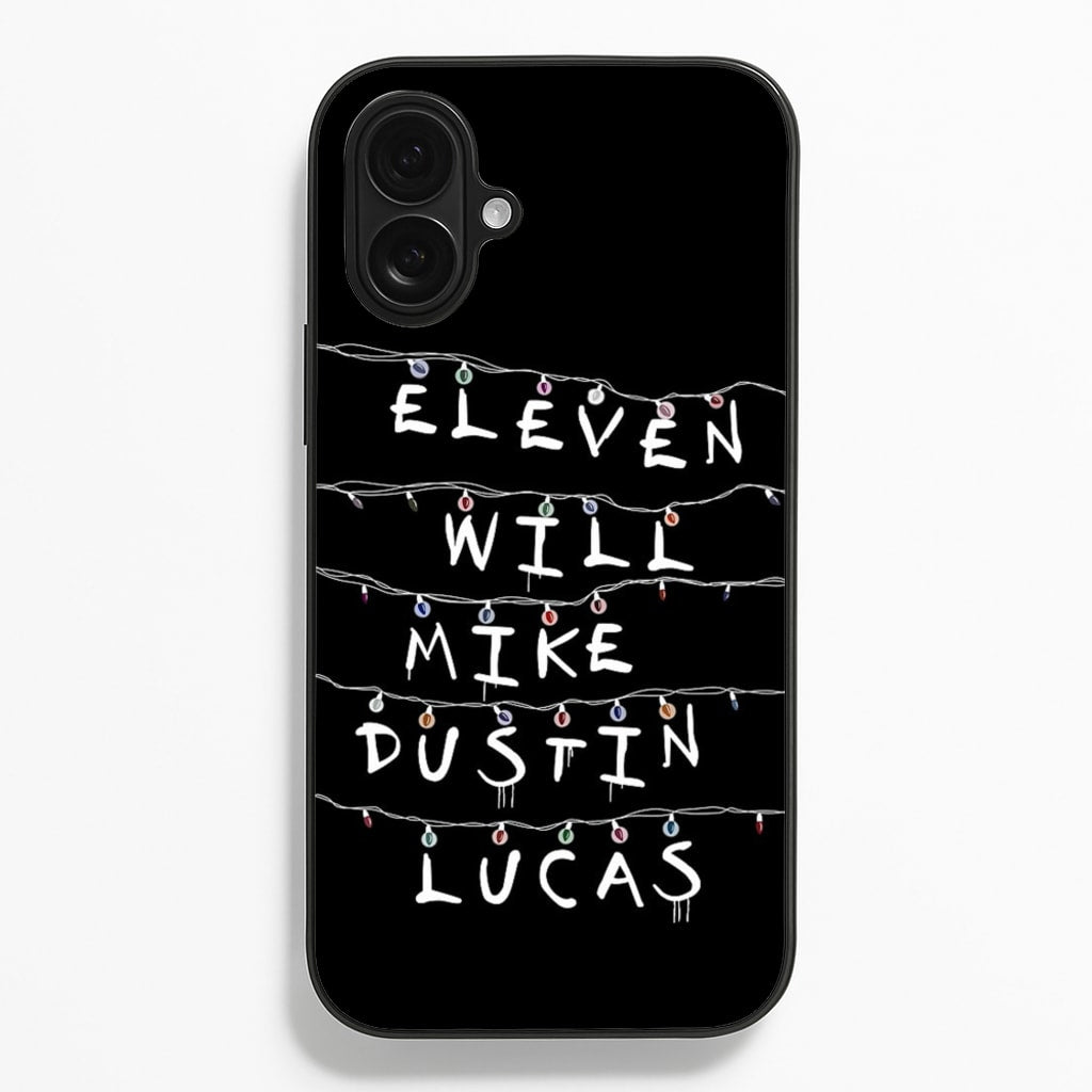 Eleven, Will, Mike, Dustin & Lucas Phone Case