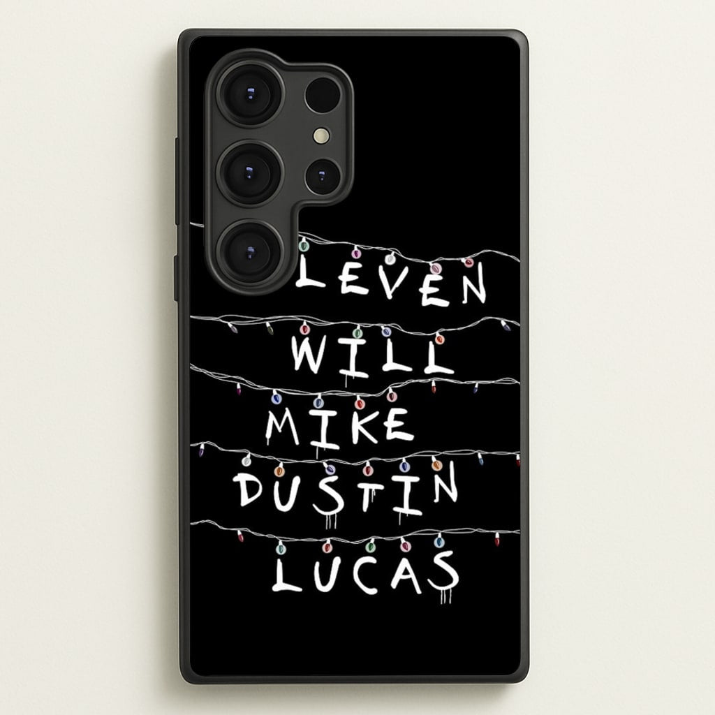 Eleven, Will, Mike, Dustin & Lucas - Stranger Things Phone Case for Galaxy S25 Ultra