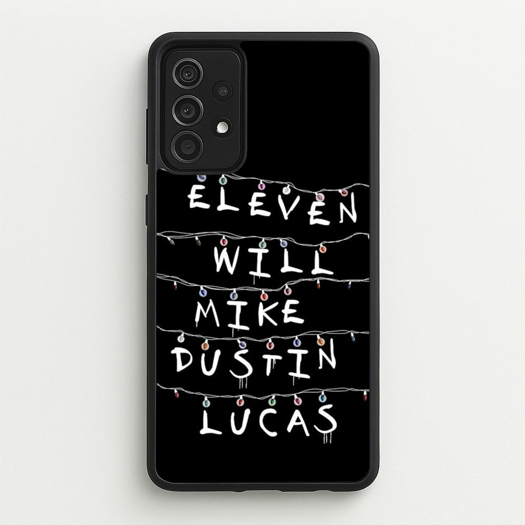 Eleven, Will, Mike, Dustin & Lucas - Stranger Things Phone Case for Galaxy A52 / A52s