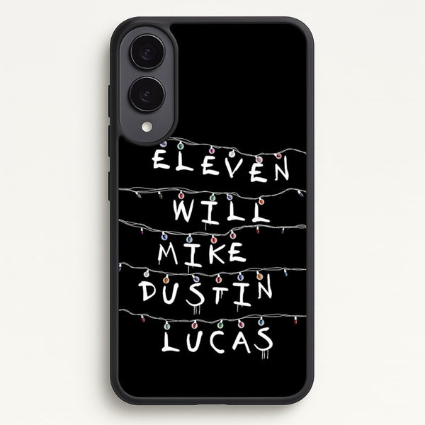 Eleven, Will, Mike, Dustin & Lucas - Stranger Things Phone Case for Galaxy S25 Edge