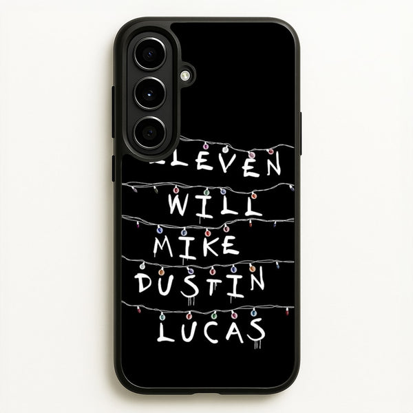 Eleven, Will, Mike, Dustin & Lucas - Stranger Things Phone Case for Galaxy A56