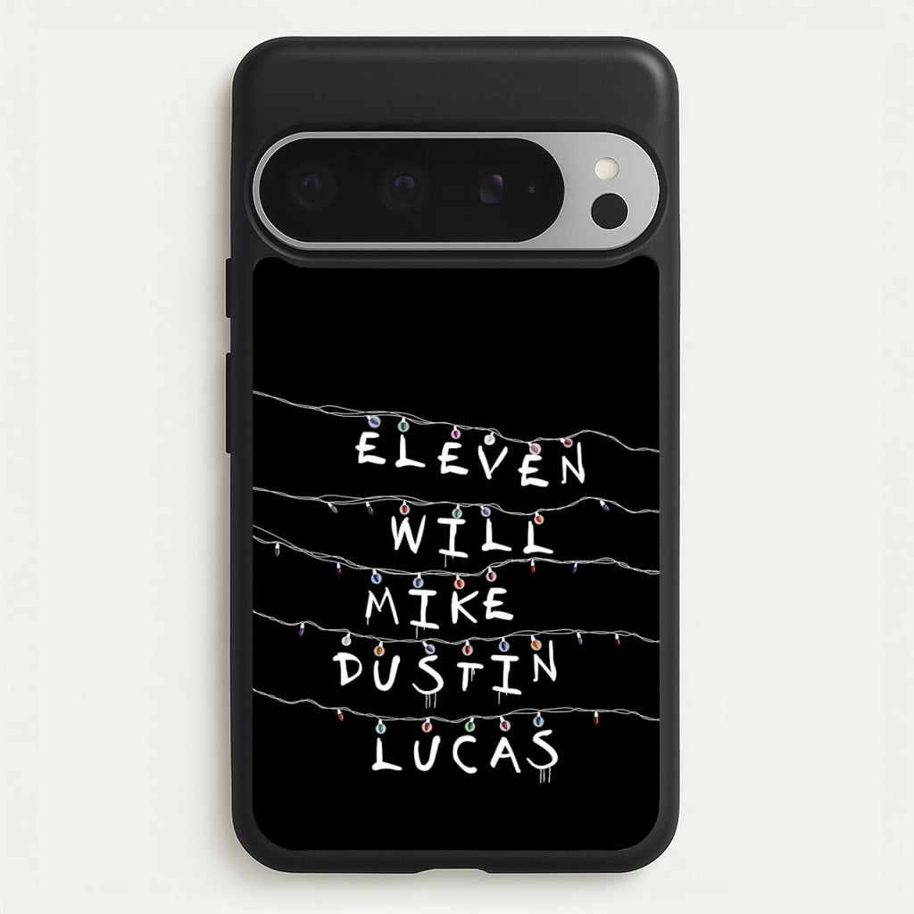 Eleven, Will, Mike, Dustin & Lucas - Stranger Things Phone Case for Google Pixel 9 Pro XL