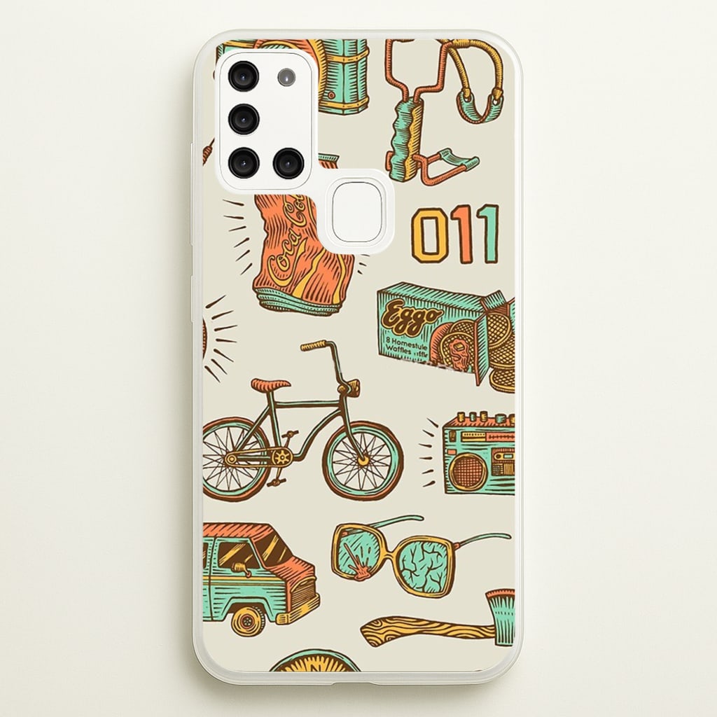 Stranger Options - Stranger Things Phone Case for Galaxy A21s